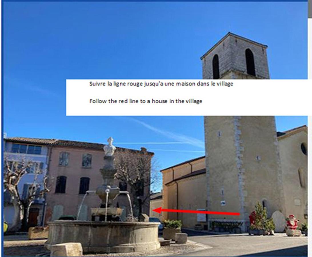 Une maison dans le village Ribiers Extérieur photo